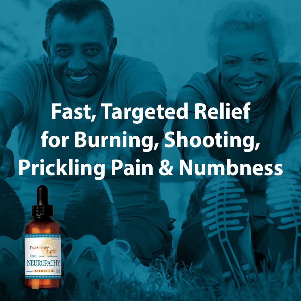 Buy Frankincense & Myrrh Neuropathy Rubbing Oil, Foot Pain Relief with