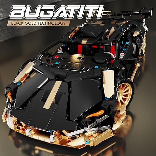 Miniatura 2 de Juguetes de construcción de autos de carreras, desafíos para hombres adultos a escala 114, juguetes de construcción de automóviles STEM, juguetes