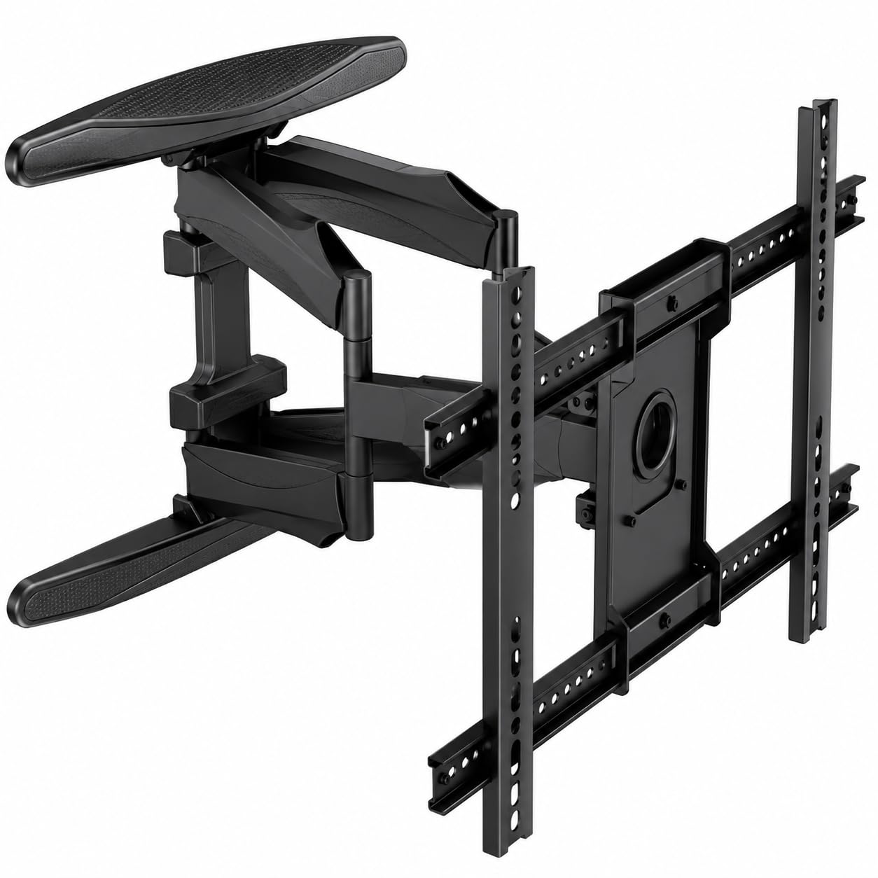 Multibrackets Fullmotion Dual XL Soporte TV Brazo Articulado Pared para 40"-86" VESA 200x200-600x400 Inclinable Giratorio Extensible Negro.