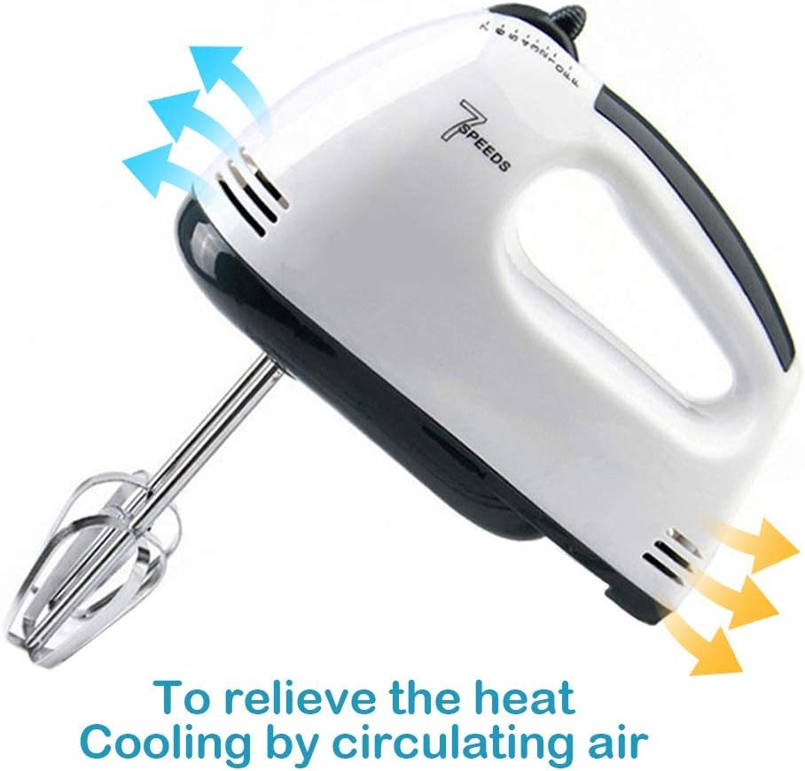 Hand Mixer Electric New 7Speed Electric Whisk Hand Held Lightweight