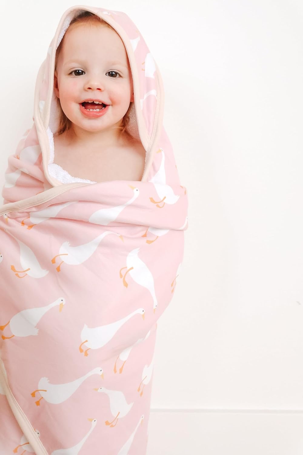 Copper Pearl Hooded Bath Towels Premium Knit/Terry Cloth Baby Towels with Hood, Pockets, and Cool Designs - Great to Gift and Make Bath Time Fun - Baby Bath Towel, Goosie - Image 7
