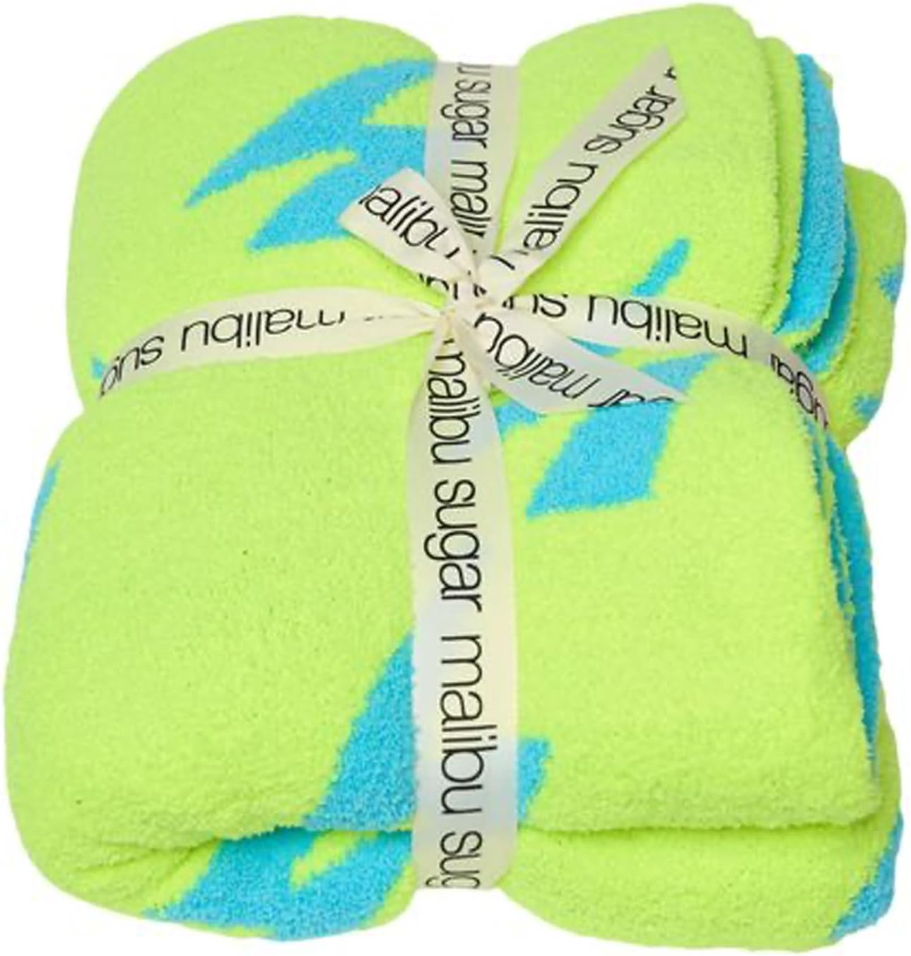 Malibu Sugar Plush Lightning Bolt Blankets - Happy Smiling Face Throw Blanket Soft Fluffy Smiley Face Bed Blanket 50” x 60”