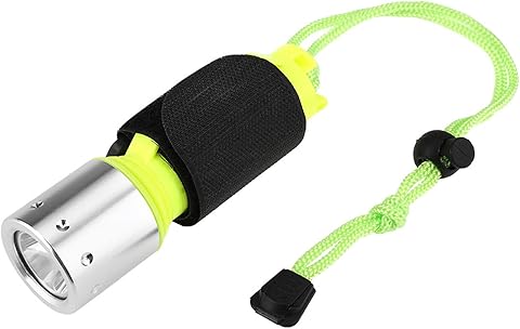 Ymiko Linterna de Buceo, antorcha de Buceo LED Recargable Luz de Buceo 3 Modos Luces sumergibles para Buceo Natación Senderismo Camping Pesca