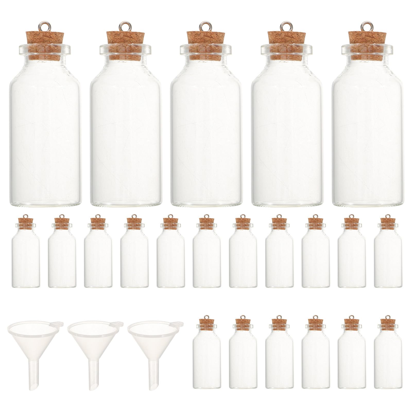 Mini bocaux en verre Veemoon pour organiser les perles et stocker le sable de voyage