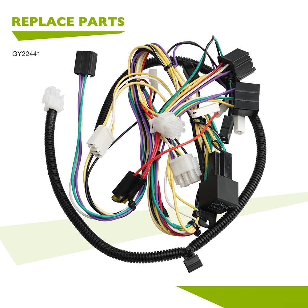 GY22441 Arnés de cables para tractor D140 D155 D160 D170 X165 100 Series - Alambre de cobre eléctrico de repuesto de instalación eléctrica reparación de cortacésped