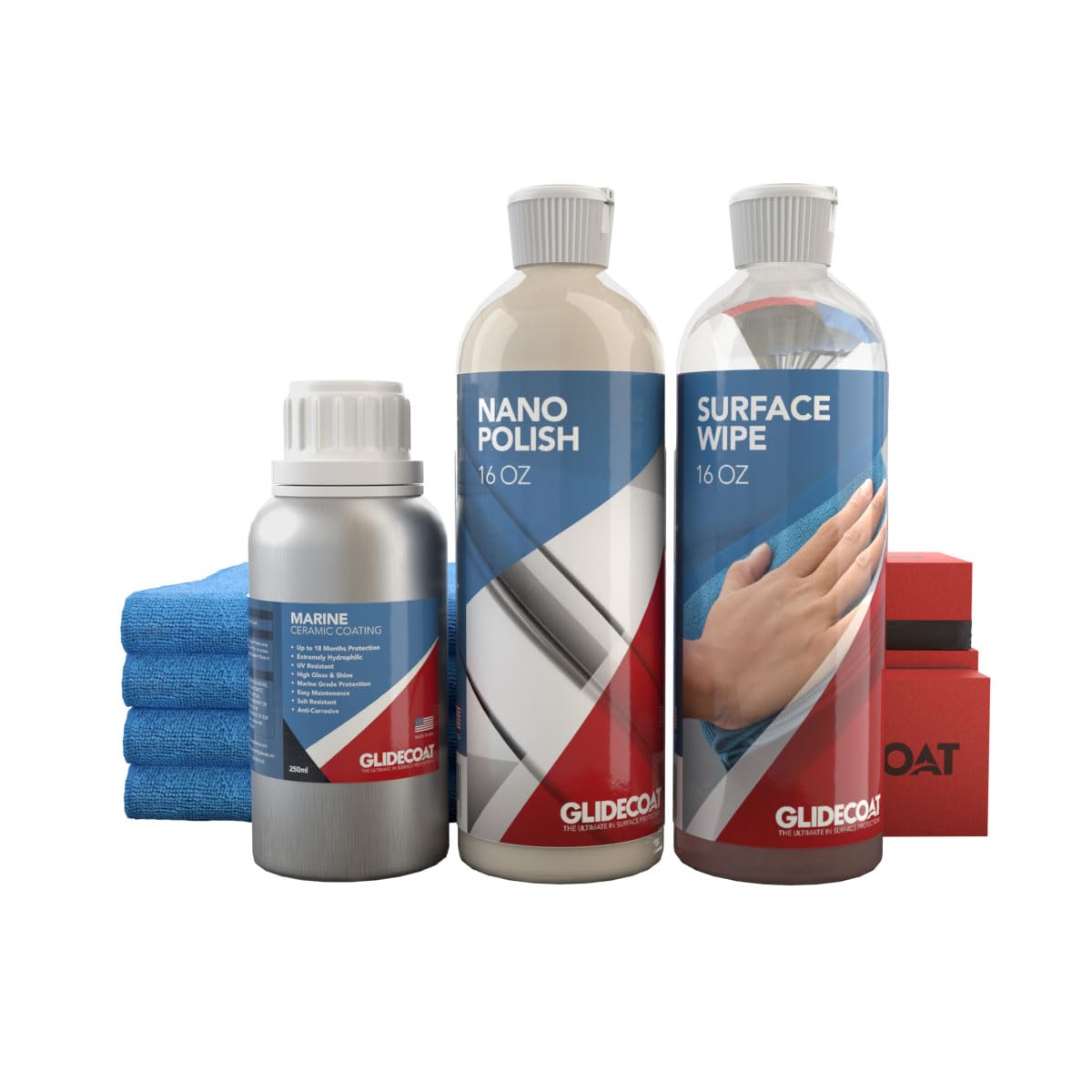 Glidecoat New Boat Bundle Marine Ceramic Coating Kit (New Boat Bundle 30ft)