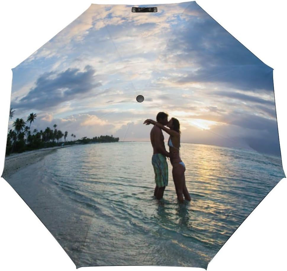 Custom Umbrella Add Your Own Design Personalized Umbrellas with Your Picture Text Image Customized Umbrellas for Rain Sun Gifts for Men Women Husband Wife Friend, 40 Colors