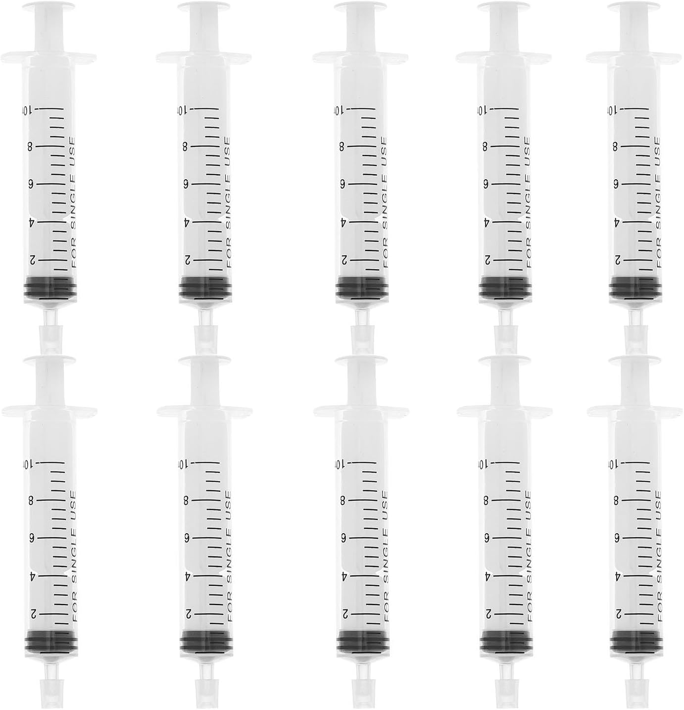 Minkissy 10 Pack 10Ml Perfume Syringe Dispenser with Converters Refillable Liquid Measure Tool for Travel Essential Oils Fragrance Dispensing