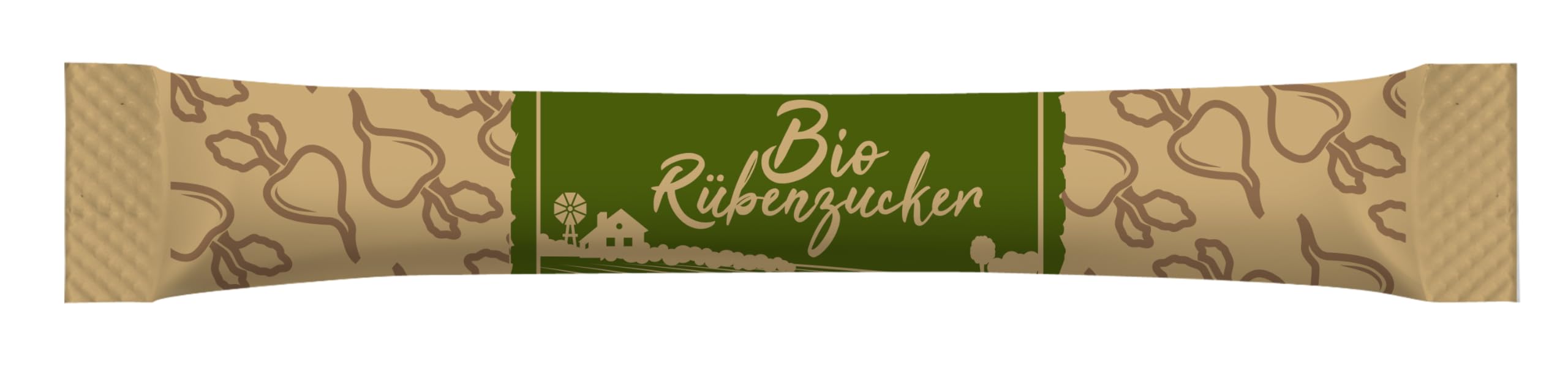 Hellma Bio-Rübenzucker Stick 500 Stk. je 4 g - 2 kg Vorrats-Box - Zuckersticks einzeln, für Kaffee, Tee