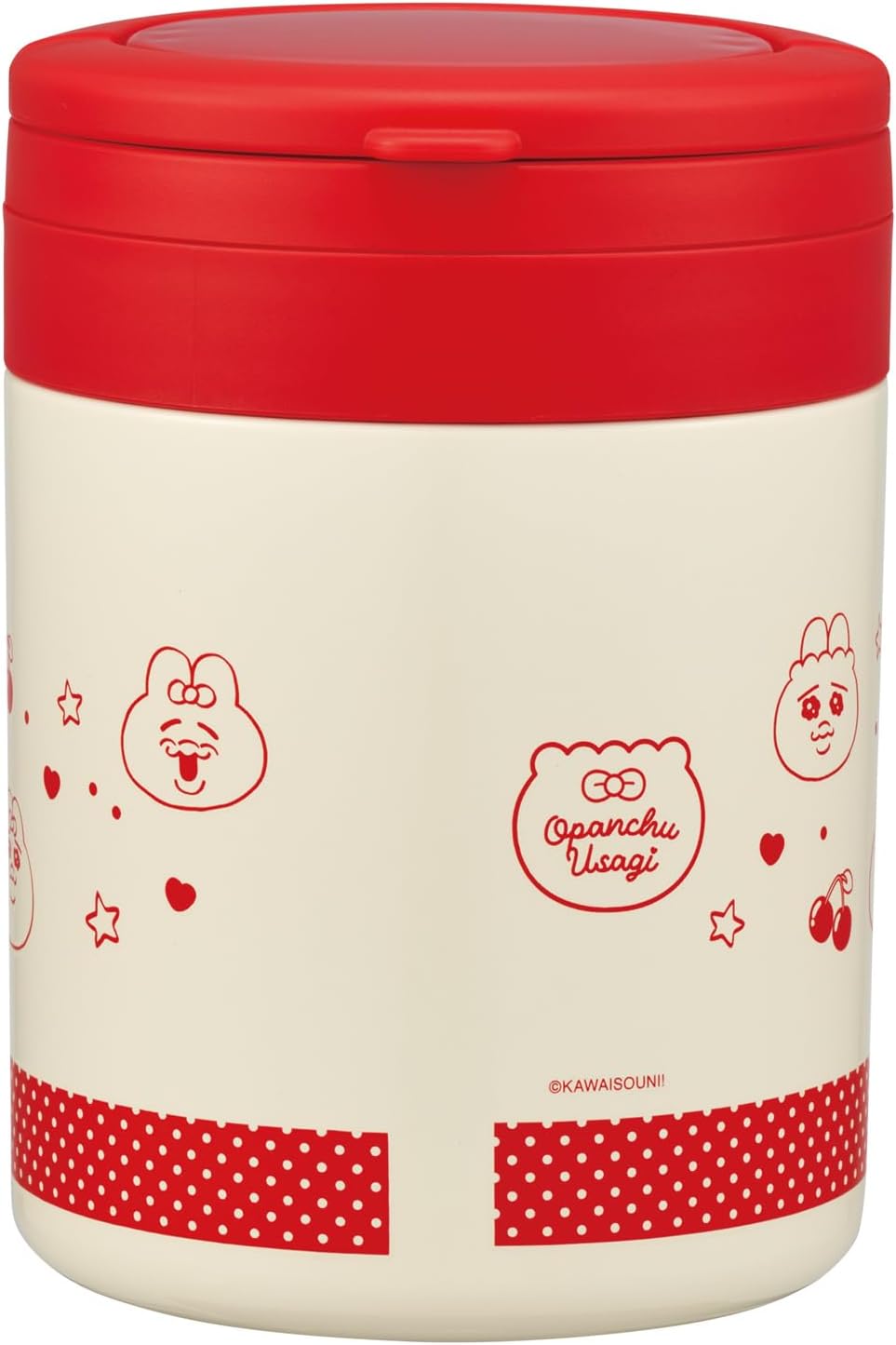 Skater LJFO5-A Thermal Insulated Soup Jar, Large Capacity, 16.9 fl oz (500 ml), With Folding Handle