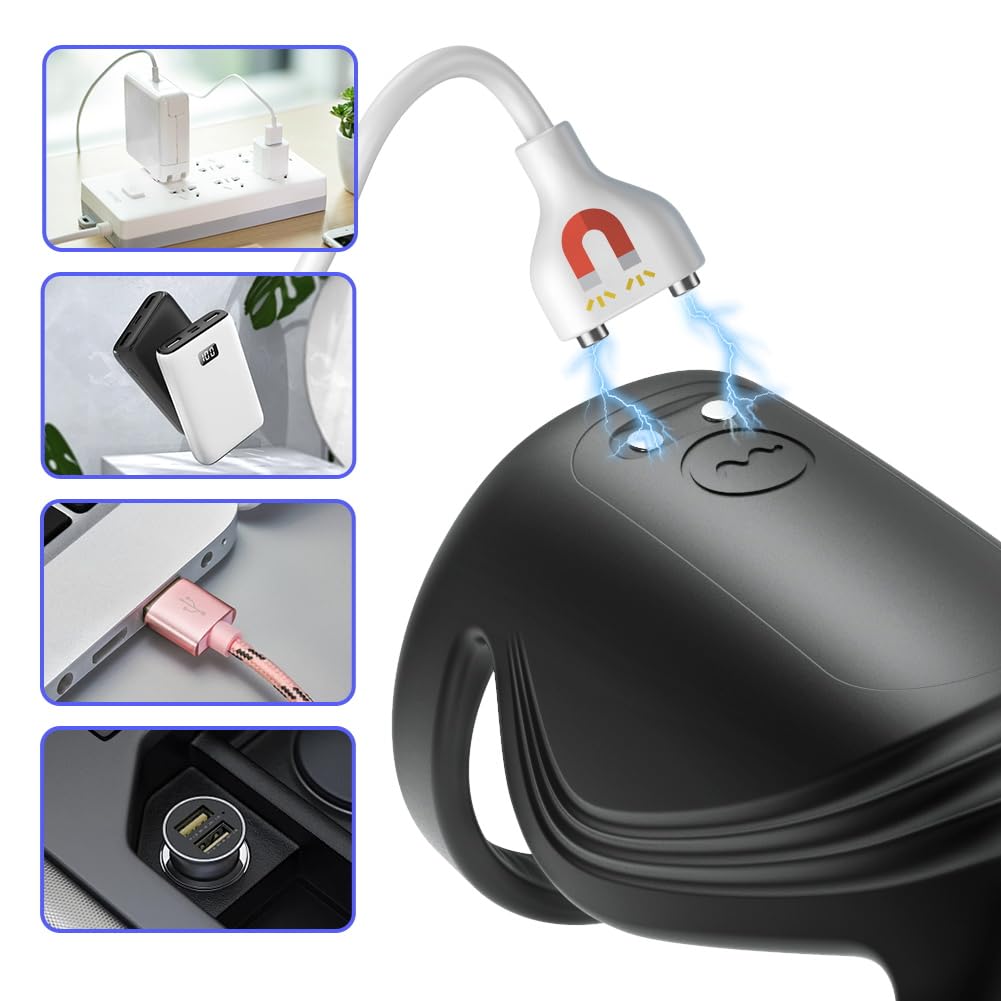 SXOVO Anneau vibrant pour pénis en silicone avec télécommande pour la stimulation et la masturbation Pénis Trainer avec 10 Modes de Fréquence de Vibration Stimulateur Sextoys pour Hommes et Couples