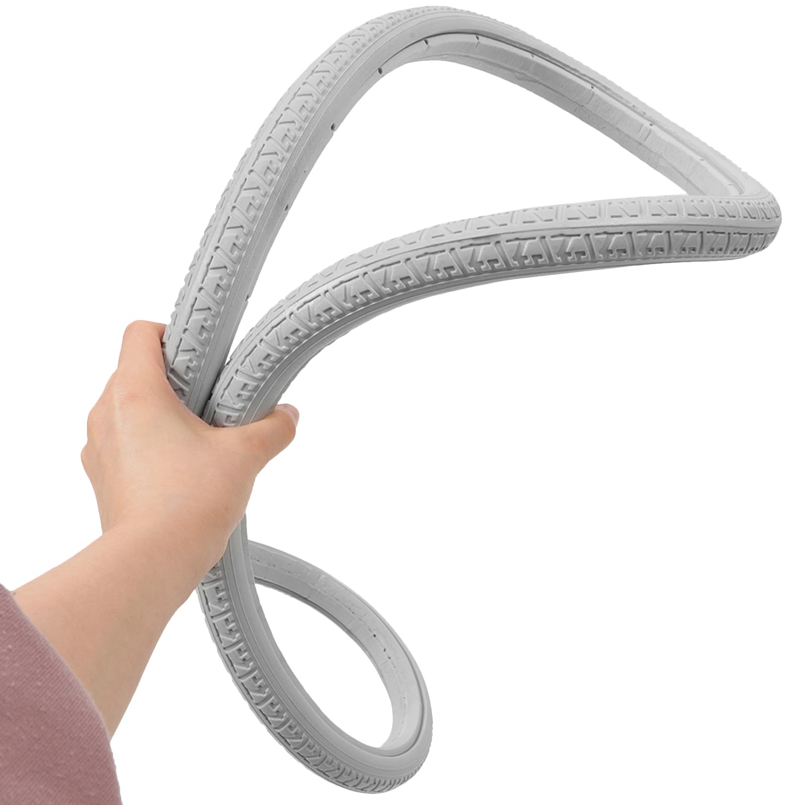 Ruedas Silla de Ruedas de Pu Neumáticos Sólidos sin Inflado 2 Piezas para Duraderas Fácil Instalación