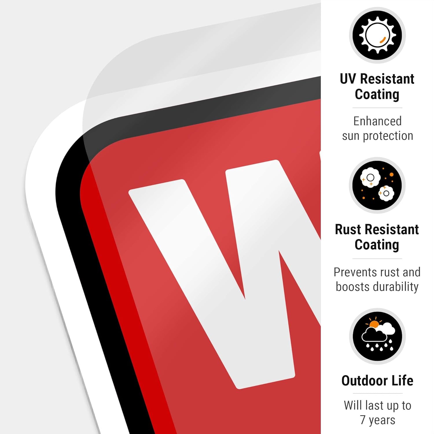 Funny Chicken Coop Sign, Warning Do Not Make The Chickens Angry, 18x24 Inches, 55 mil Thick HDPS (high Density polystyrene), Made in USA