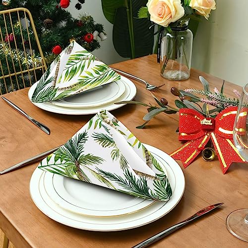 Servilletas de Tela Yettasbin Tropical Palm Tree Set 6 miniatura 3