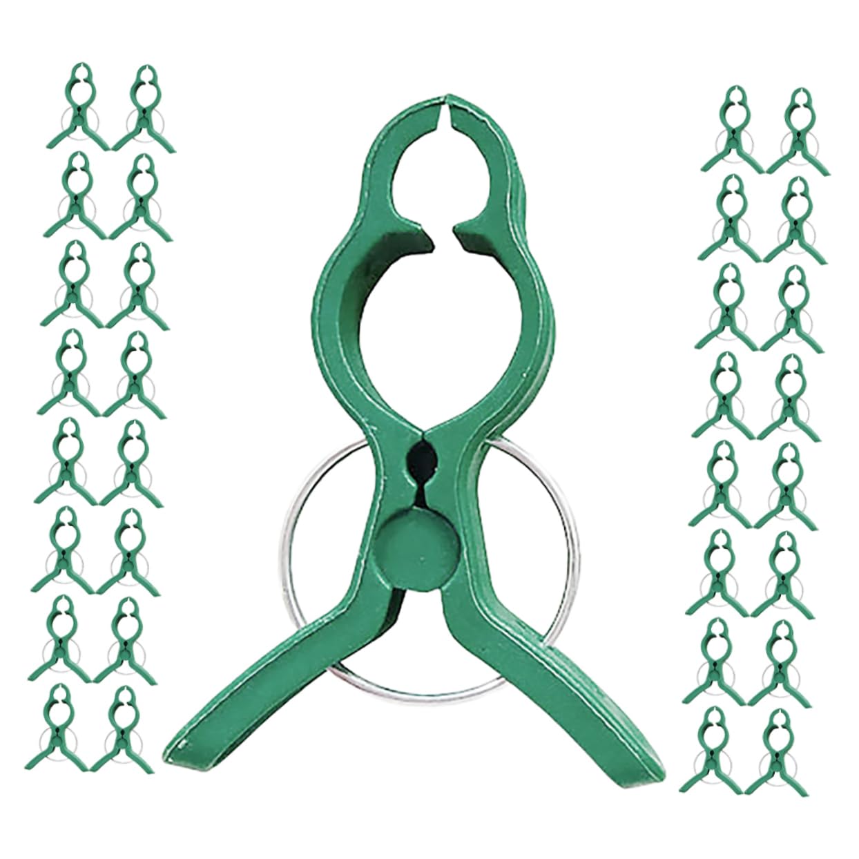Sosoport 3 Sätze Gartenclips Für Pflanzenstützen Robuste Clips Zur Unterstützung Von Tomaten Gemüse Und Kletterpflanzen Einfache Handhabung Für Effektives Pflanzenwachstum 60 Stück * 3