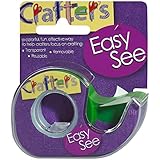 Lee Products Crafter's Easy See Removable Craft Tape, 0.5-Inch x 720-Inch, Green