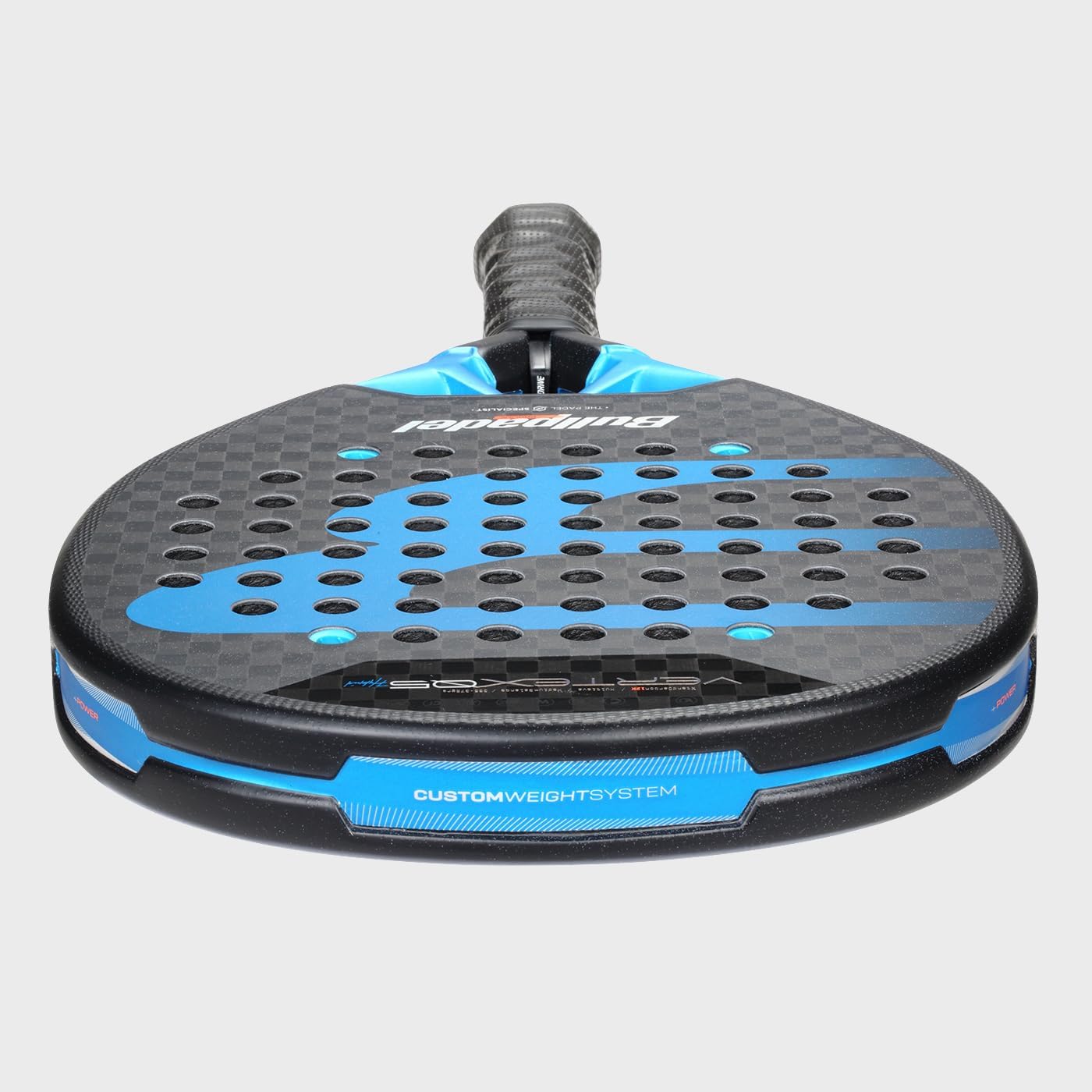 BULLPADEL Padel Racket Vertex 05 Hybrid 2026 | Pala Padel for Tactical and Complete Game | Air Power, Xtend-Carbon 12K Face, Multieva Core | Curvaktiv Stability, Ease Vibe Comfort & Custom Weight