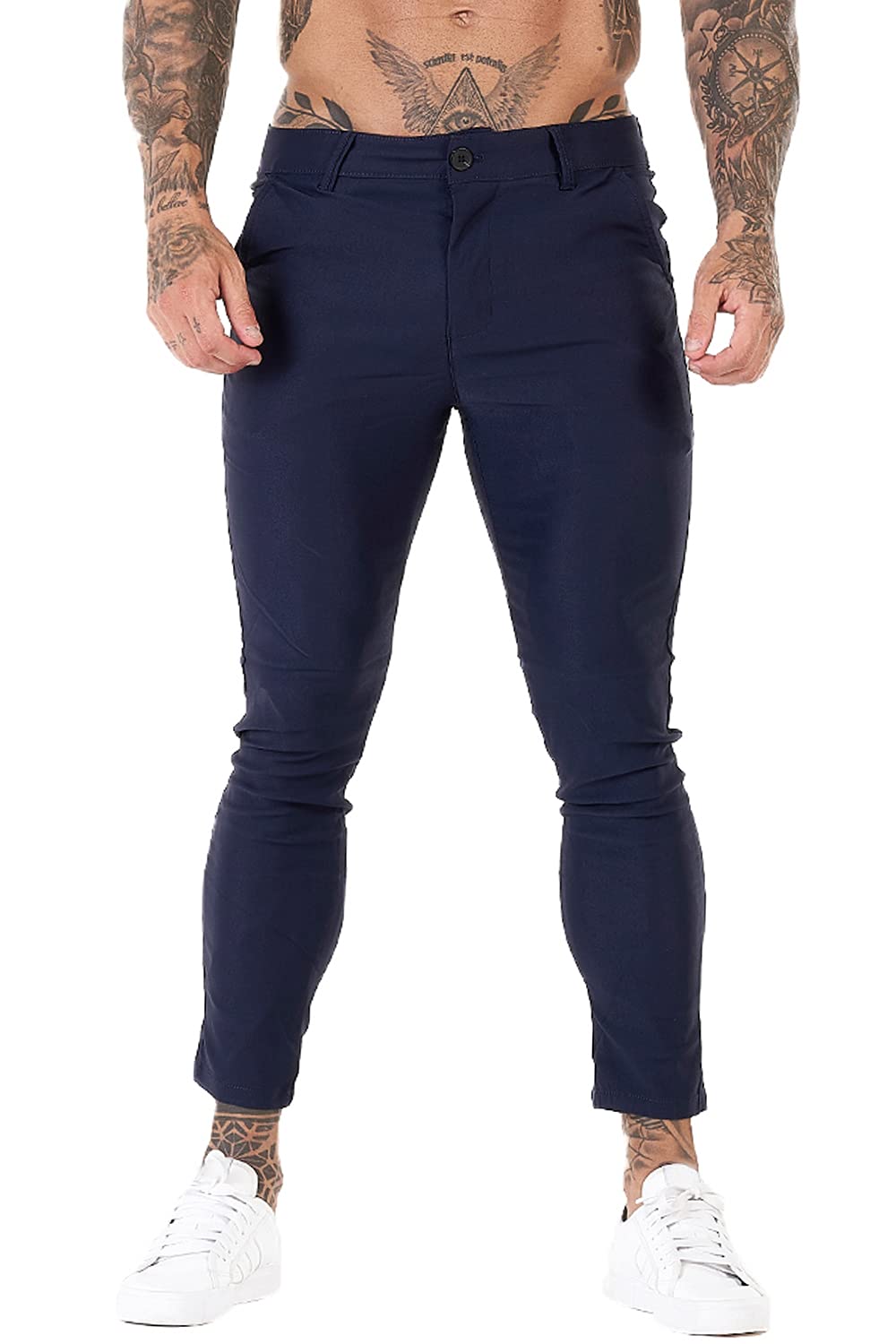 GINGTTOMens Dress Pants Slim Fit Chino Pants for Men Formal