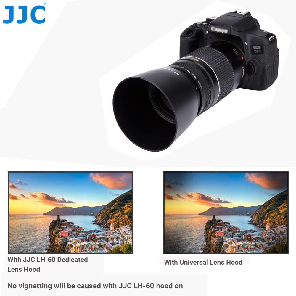 Paraluce JJC Per Obiettivi Canon - Baionetta ET-60, Per EF 75-300mm E EF-S 55-250mm
