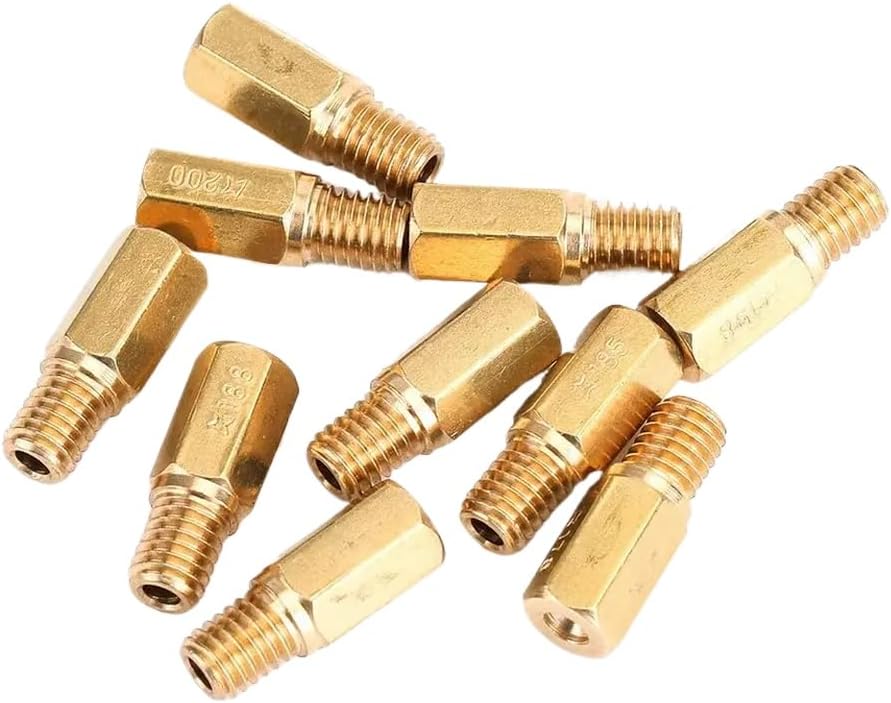 10pcs M5 Main Jet Carburetor Main Jets 6mm #180 - #205 Compatible with Automotive Motorcycle Parts for Part Number PE OKO 99101-357 Main Jet Injector Parts