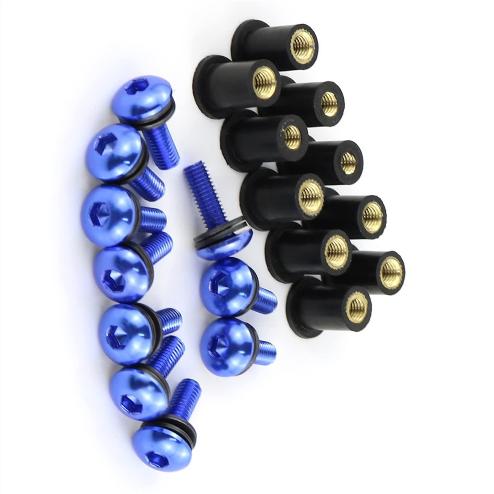 Amazon.co.jp: 10個M5*16ウインドスクリーンボルトカワサキ用ウインド