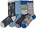 Kirkland Signature Ladies' Trail Socks Merino Wool (Blue), 4 Pairs, Fits Shoe Size: 4-10.5