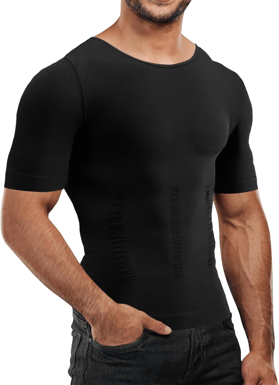 LGMTR Gynecomastia Compression Shirt Men - Slimming Undershirt for Mens Shapewear, Body Shaper Compression Tank Top