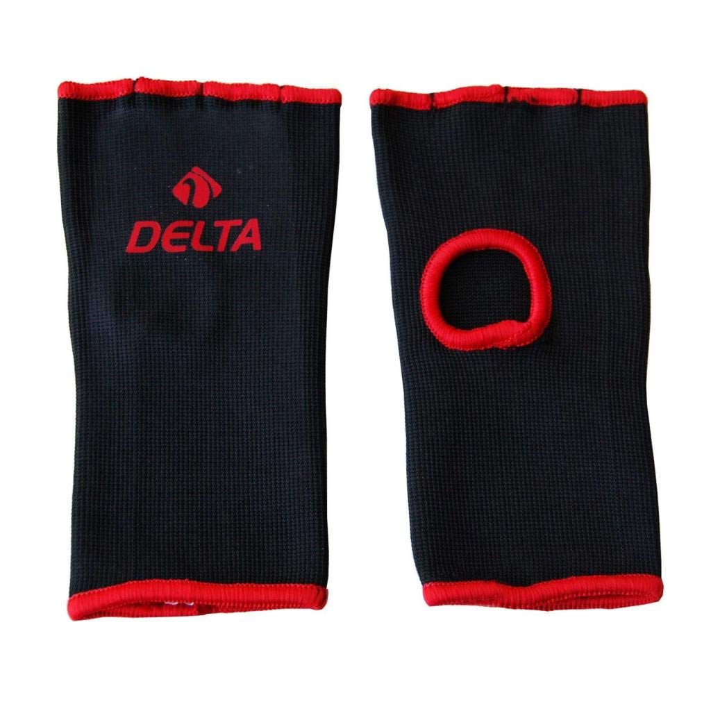 Delta Boks Eldiveni İçliği (Boksör Bandı) - Hand 5, Siyah - Kırmızı, Large