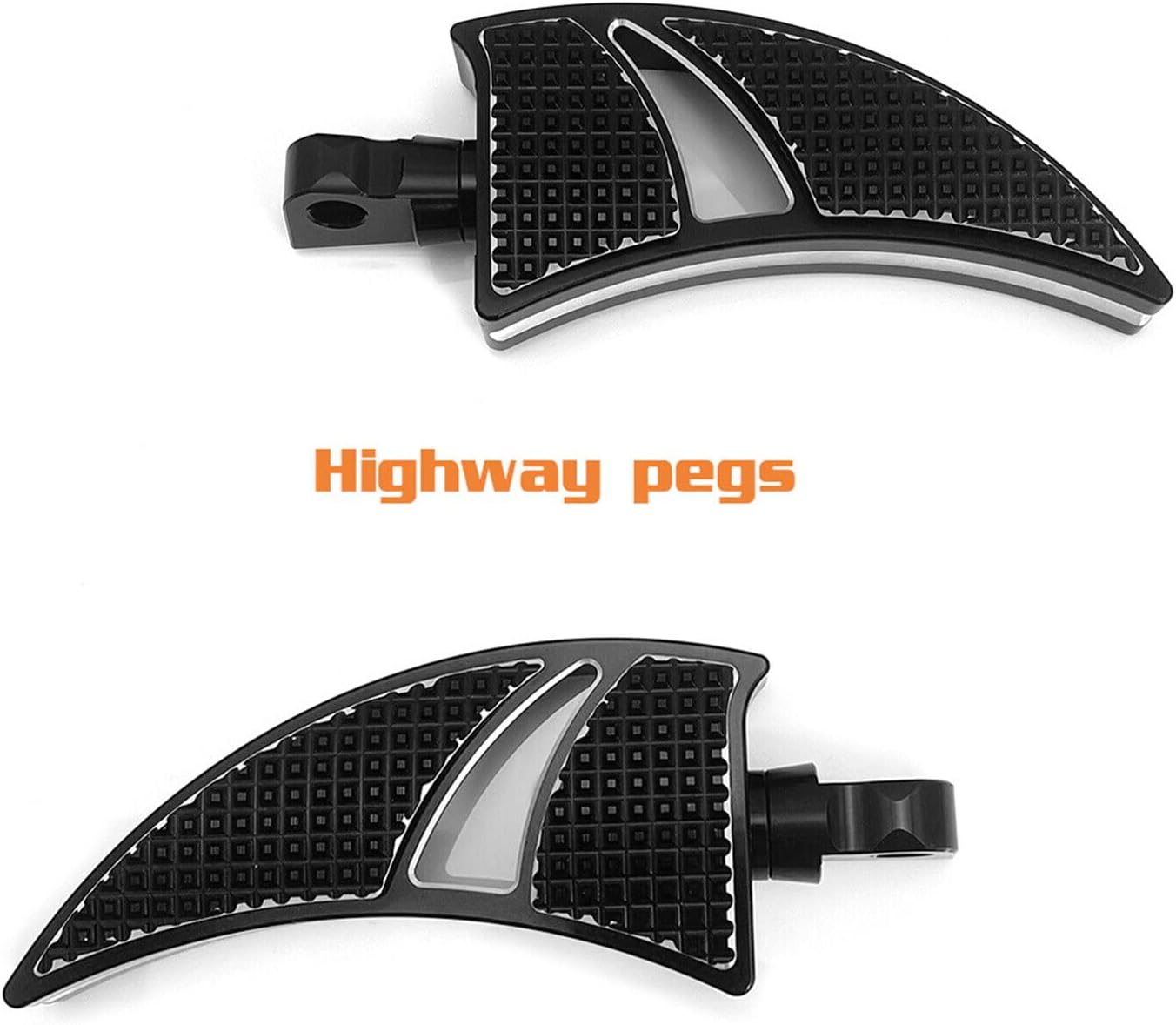 Road King Black Floorboards and Passenger Footboards with Shifter Levers for Harley Electra Road Glide Ultra FLTRU, Foot Boards, and Highway Pegs 2008-2013