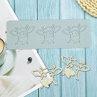 Vista 5 de Molde de silicona de hojas huecas de animales, caramelo de chocolate 3D hueco de abeja/pájaro/caracol/vaca, decoración de pastel de azúcar, parte