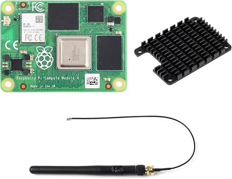 Waveshare Compute Module 4 The Power of Raspberry Pi 4 in A Compact Form Factor 8GB RAM 32GB eMMC Flash with WiFi
