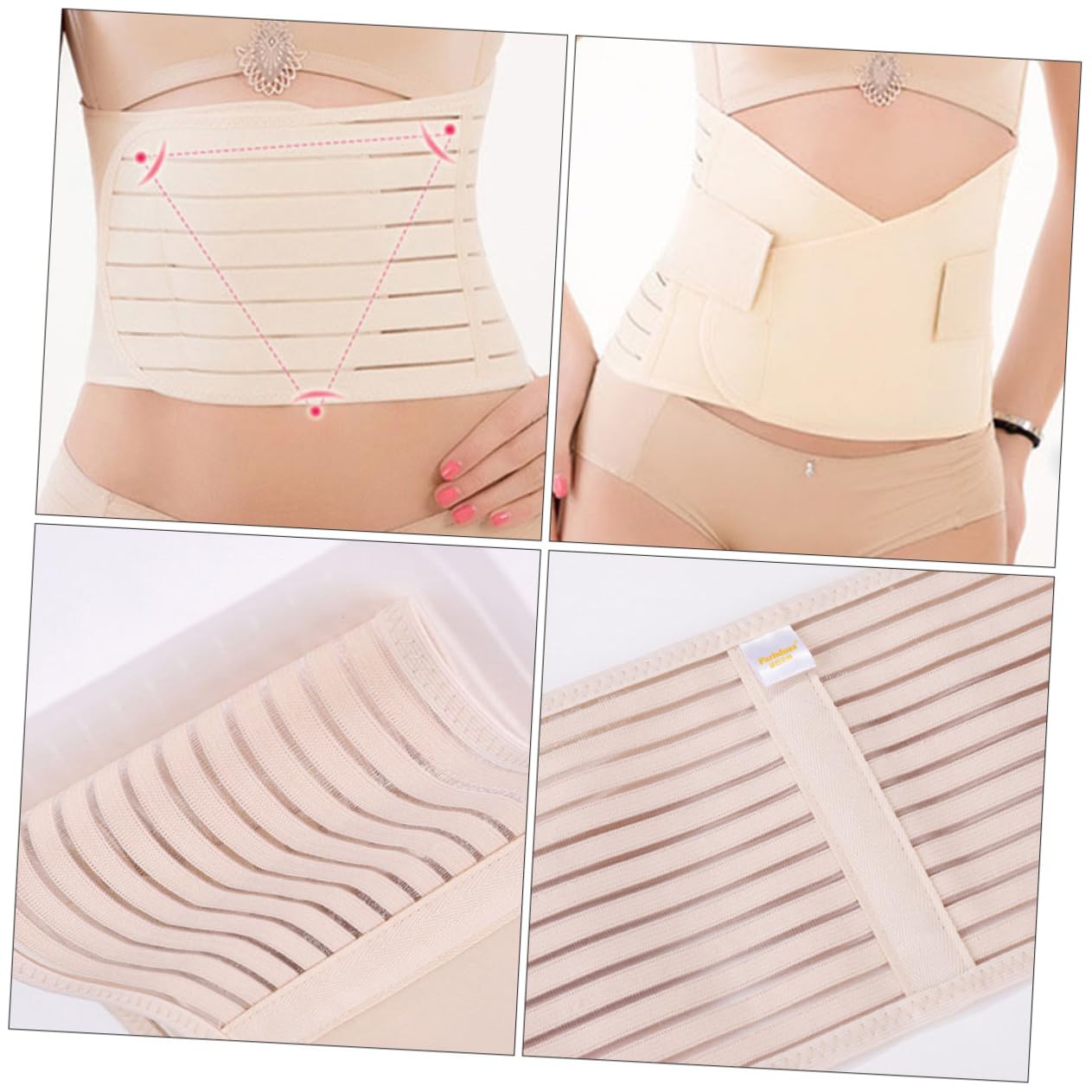 3pcs Postpartum Belly Support Recovery Wrap Belly Band for Postnatal Abdominal Binder Women Pelvis Belt