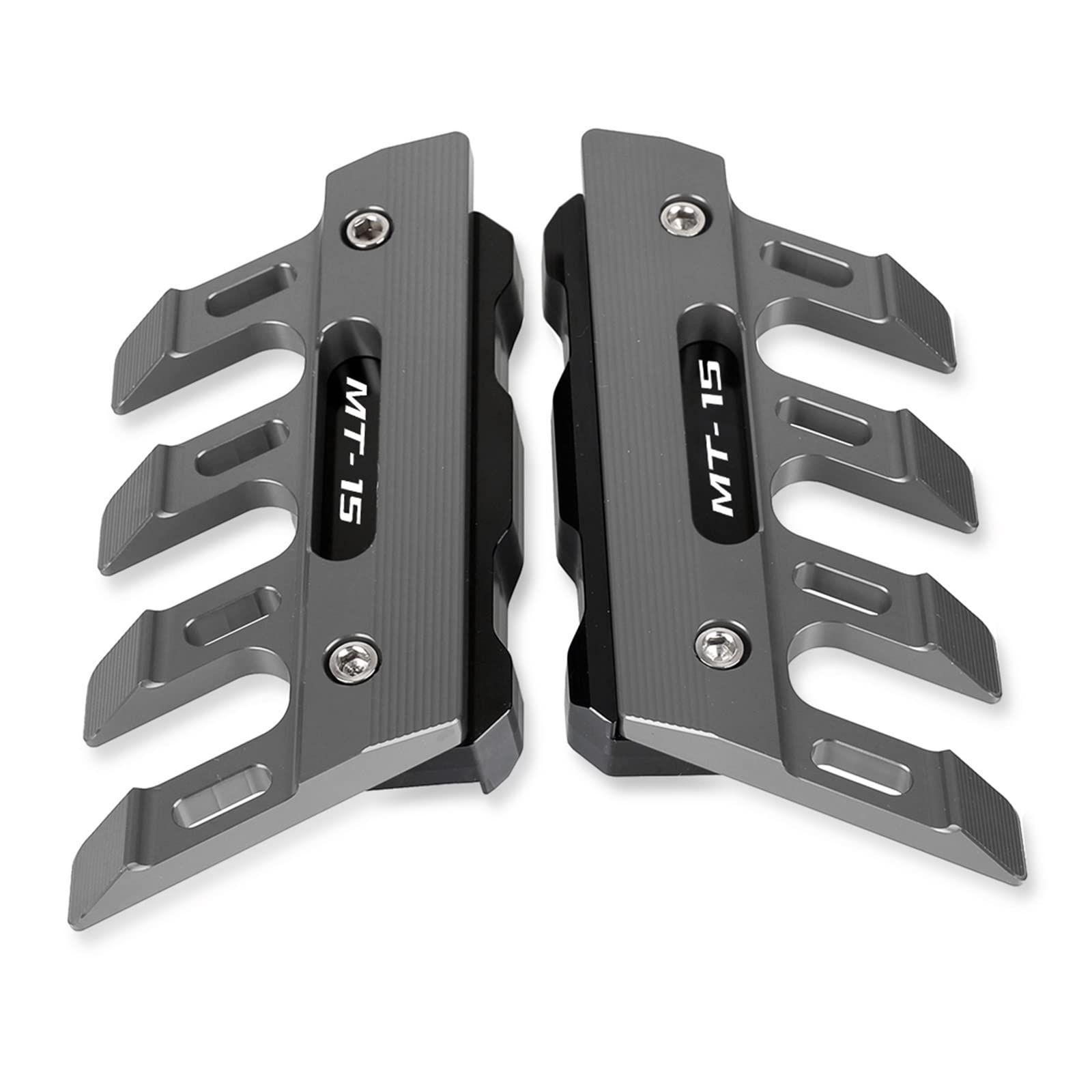 Motorcycle Front Fender CNC Side Guard MT 15 Mudguard Slider Accessories For YAMAHA MT15 MT-15 2003 2004 2005 2006 2007 2008-2021 (Color : E)