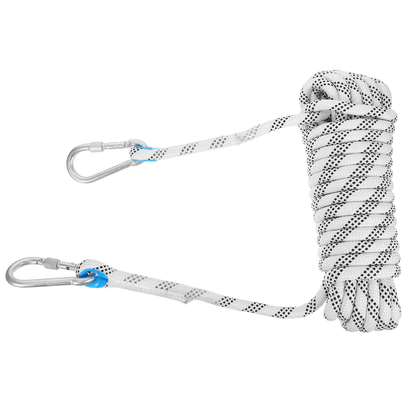 Corde à Linge de Voyage Antidérapante, 10m, INOX, Blanc