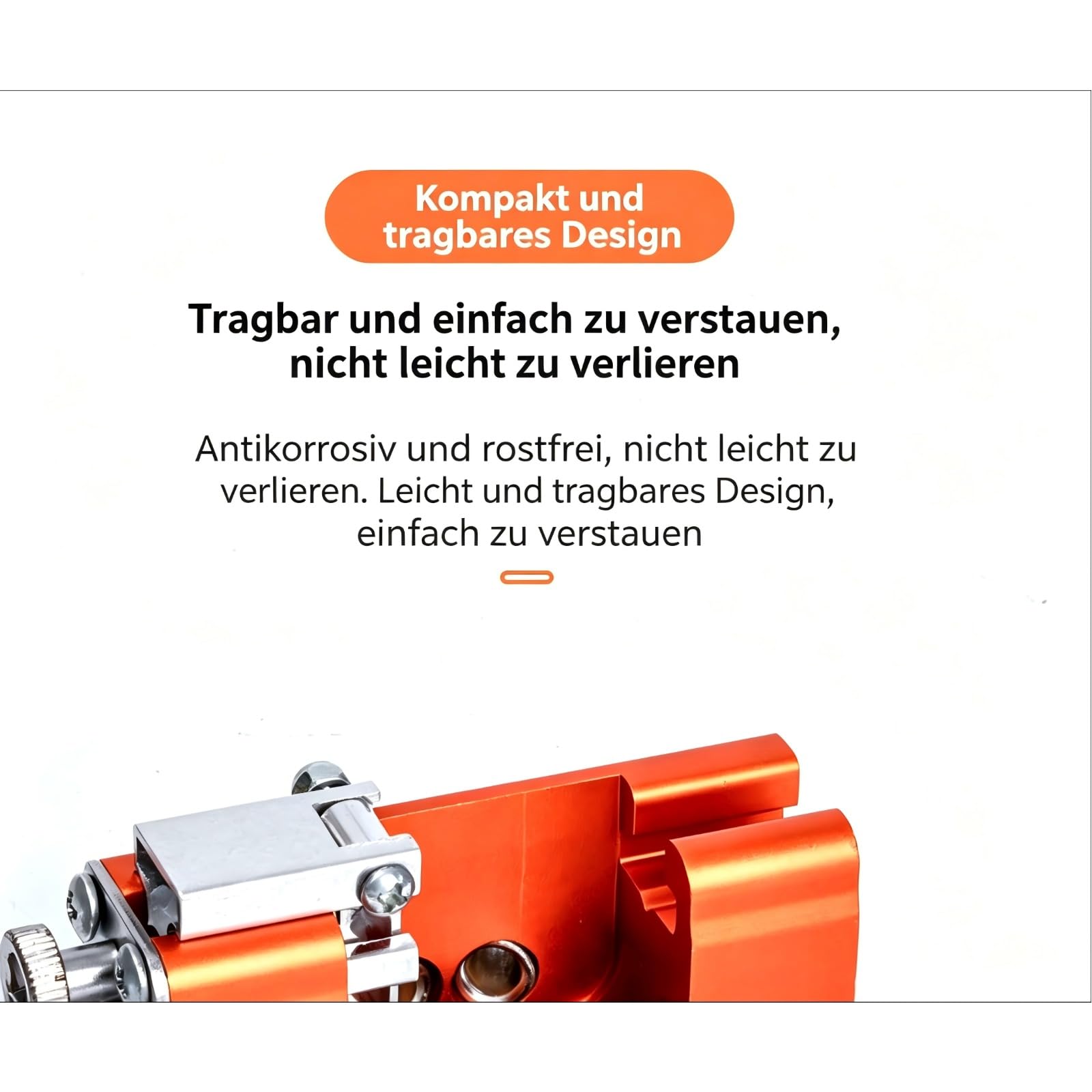 Qinux Klampero Kettenschärfer 2026 Neues, Kettensägen-Schleifgerät Universal, Sägekettenschärfgerät für Jede Kettensäge Schärfen (Kettenschleifer +10)