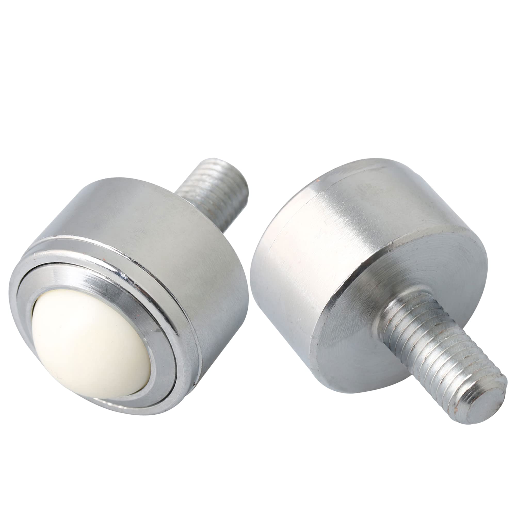 2 piezas de transmisión de rodamientos de transferencia de bolas con bola de rodillo de nailon de 25 mm de diámetro (capacidad de carga de 250 libras)