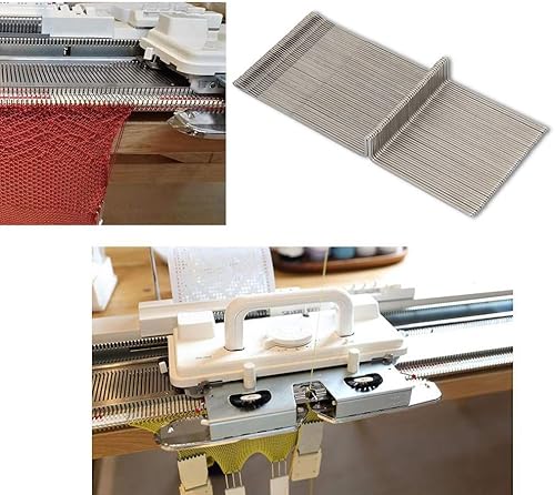 Miniatura 3 de HEEPDD Juego de 50 agujas para máquina de tejer, punta universal, acero, 5.4 in/5,43 pulgadas, lana, hilo, la mayoría de las máquinas de coser