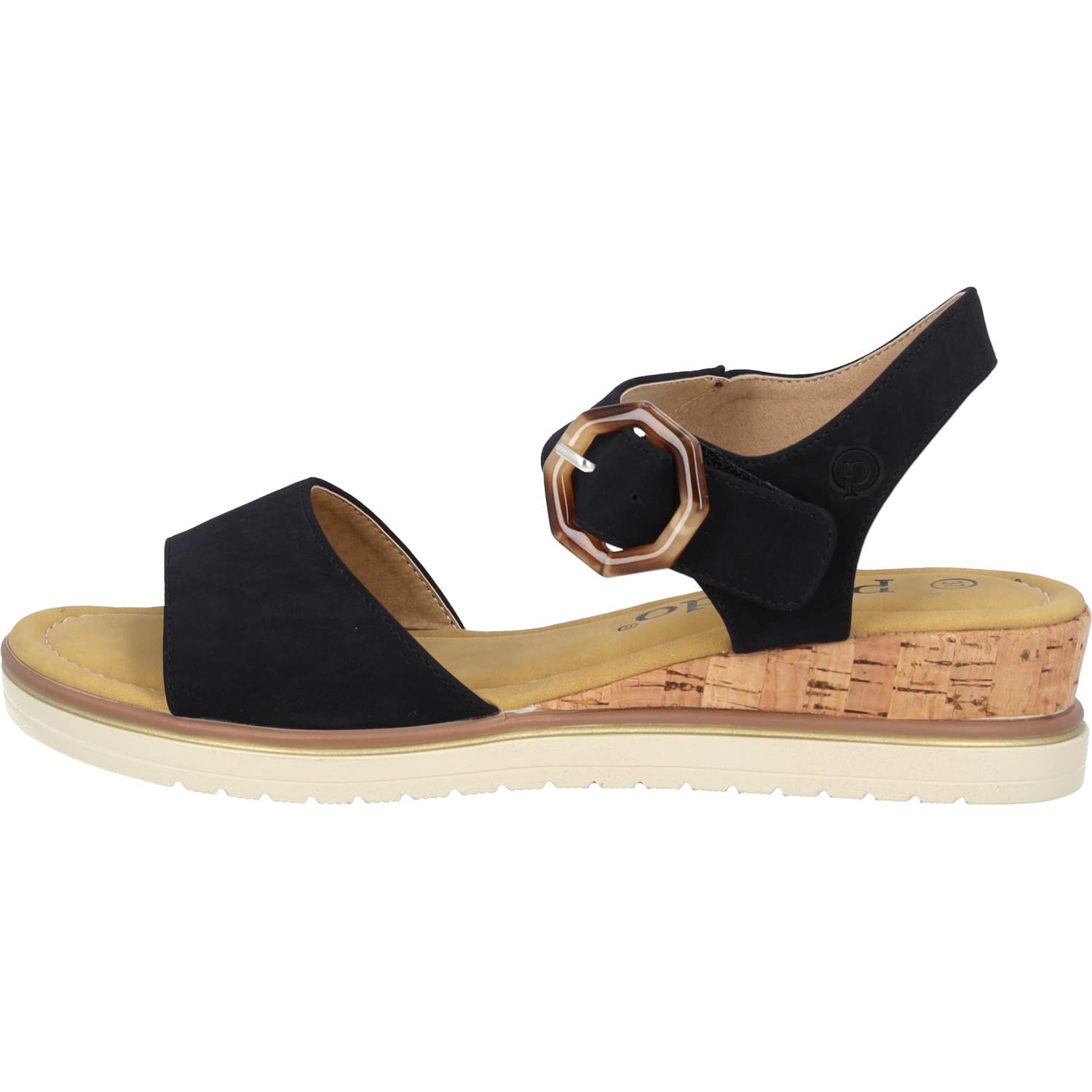 Palado Damen Sandaletten Impures - modische Sandalen - elegante Sommerschuhe mit Keilabsatz - bequeme Schuhe mit verstellbarem Riemen