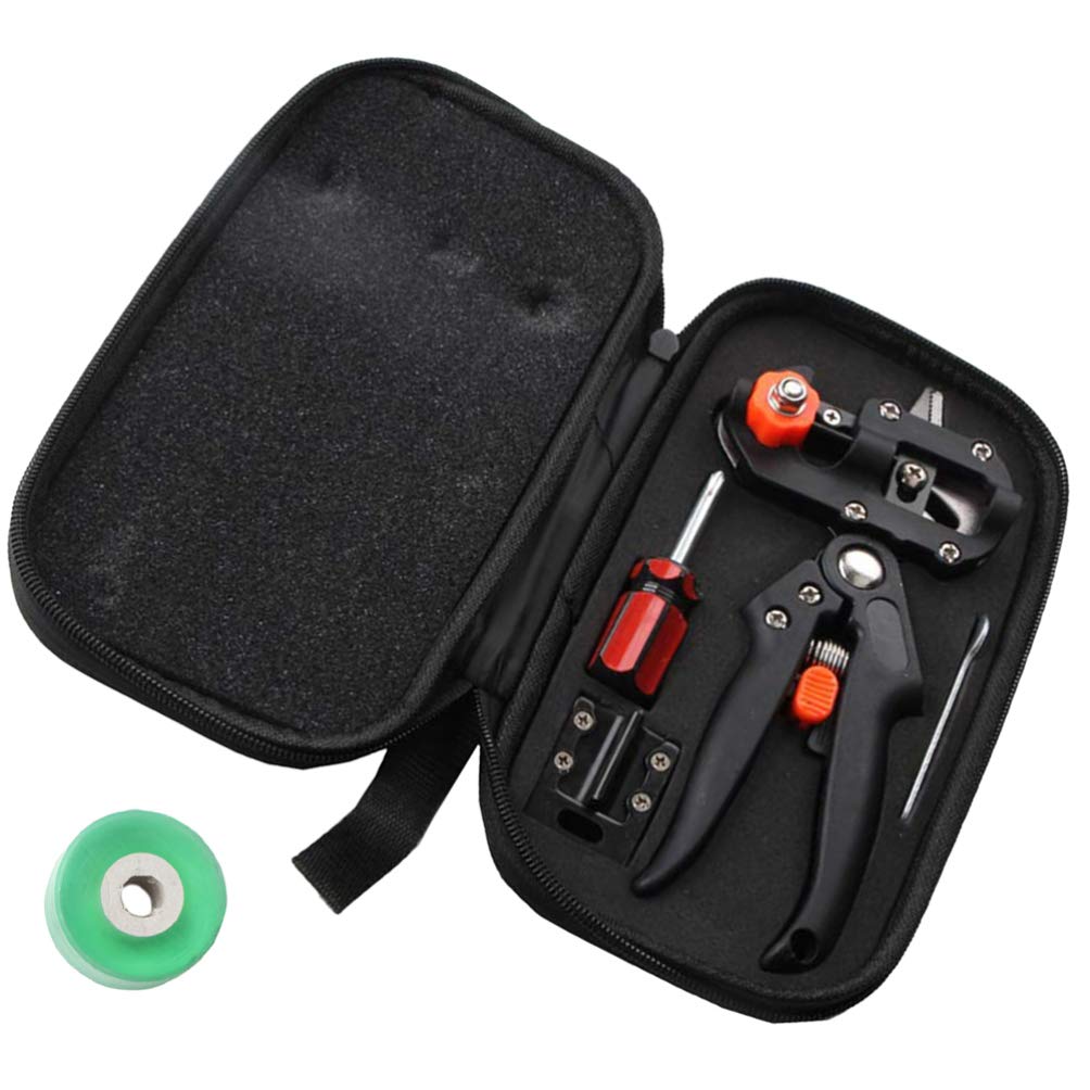 Cabilock 1ensemble Kit Outils De Jardinage Professionnel Pour Ensemble De Sécateurs Et Couteaux à Greffer Avec Noir Et Lame De Outils De Pour Fruitiers