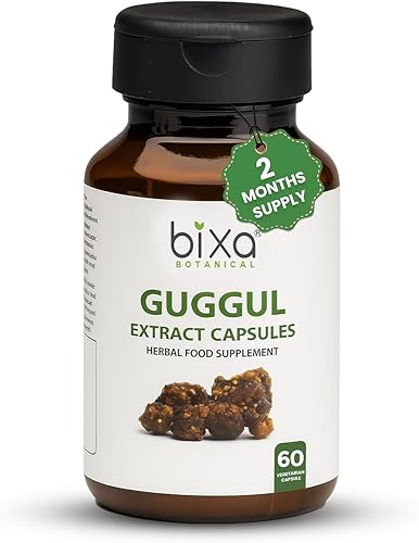 bixa BOTANICAL Extracto de guggul, cápsulas vegetales 60 unidades (450 mg) Cápsulas de hierbas ayurvédicas