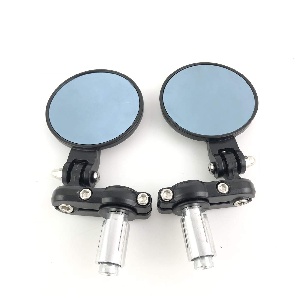 Round Bar End Motorcycle Rear View Mirror, For Two Wheeler At ₹ 478/pair In New Delhi - View #11