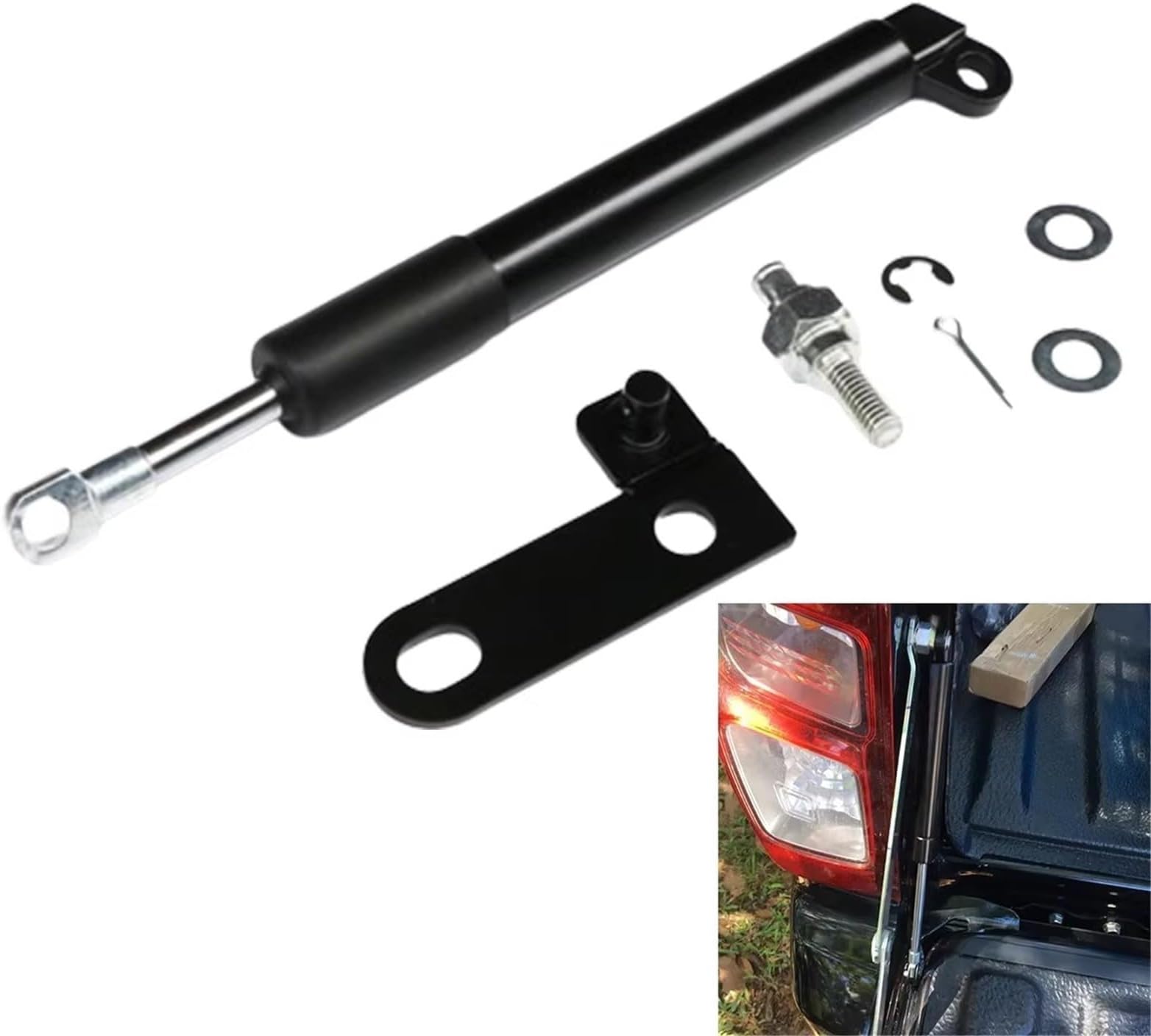 Boot Gas Spring Struts For Isuzu D-MAX 2020-2024 Car Rear Tailgate Assist Damper Strut Hydraulic Rod Slow Down Easy Up Tailgate Boot Gas(Right)