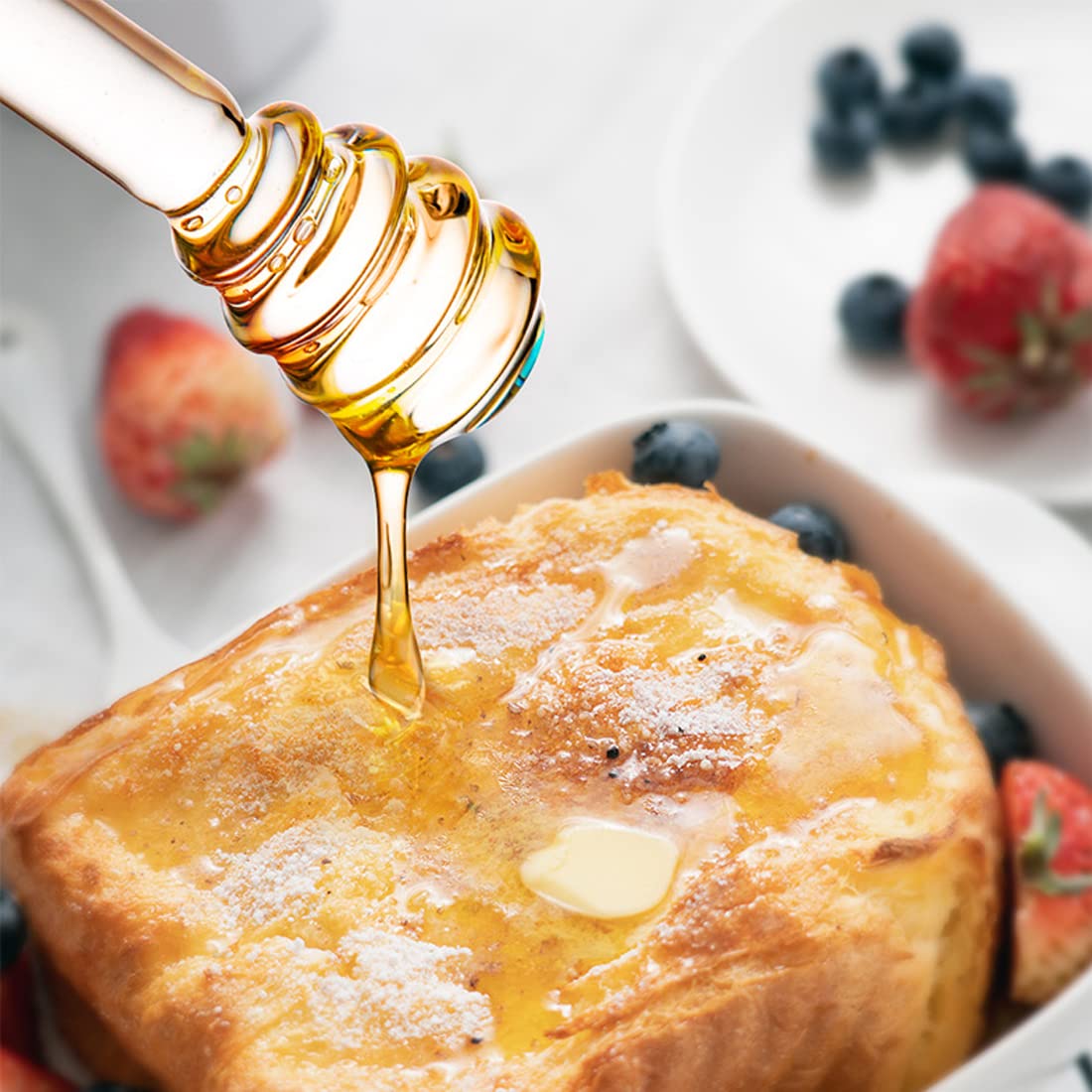 CAIRIAC Honey Jar With Dipper And Lid Glass Honey Pot Container - View #5