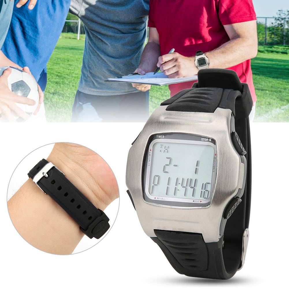 Digitale Sport Countdown Horloge Stopwatch Timer voor Voetbalcoach Scheidsrechter, Anti-val en Schokbestendig voor Sport