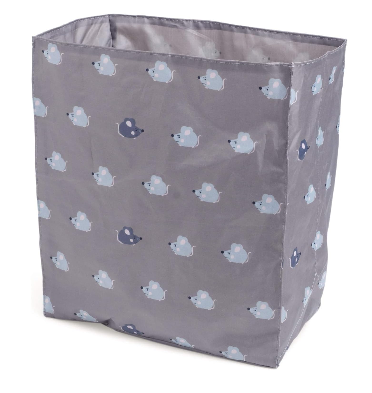 Petface Angry Mouse Cat Crinkle Bag, Sensory Crinkle Tunnel for Fun Playtime, Hide-and-Play Activity Toy, Grey