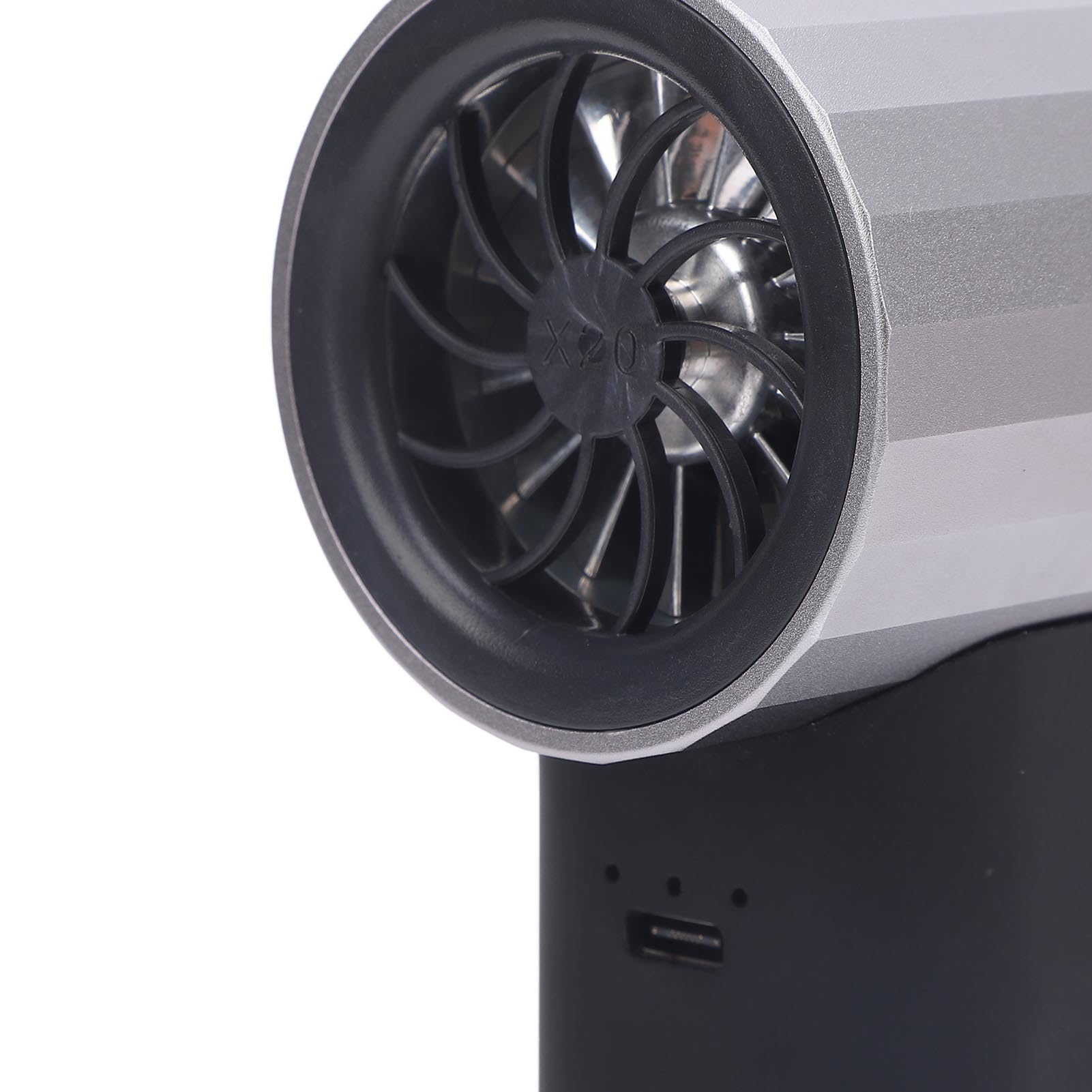 Jiawu Puissant Brumisateur D'air Portable avec Moteur sans Balais pour le Nettoyage, le Refroidissement pour la Maison et L'extérieur – Acier Inoxydable