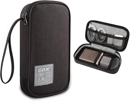 GOX Tech Pouch Accessories Case Organizer for Travel Small Electronics Bag