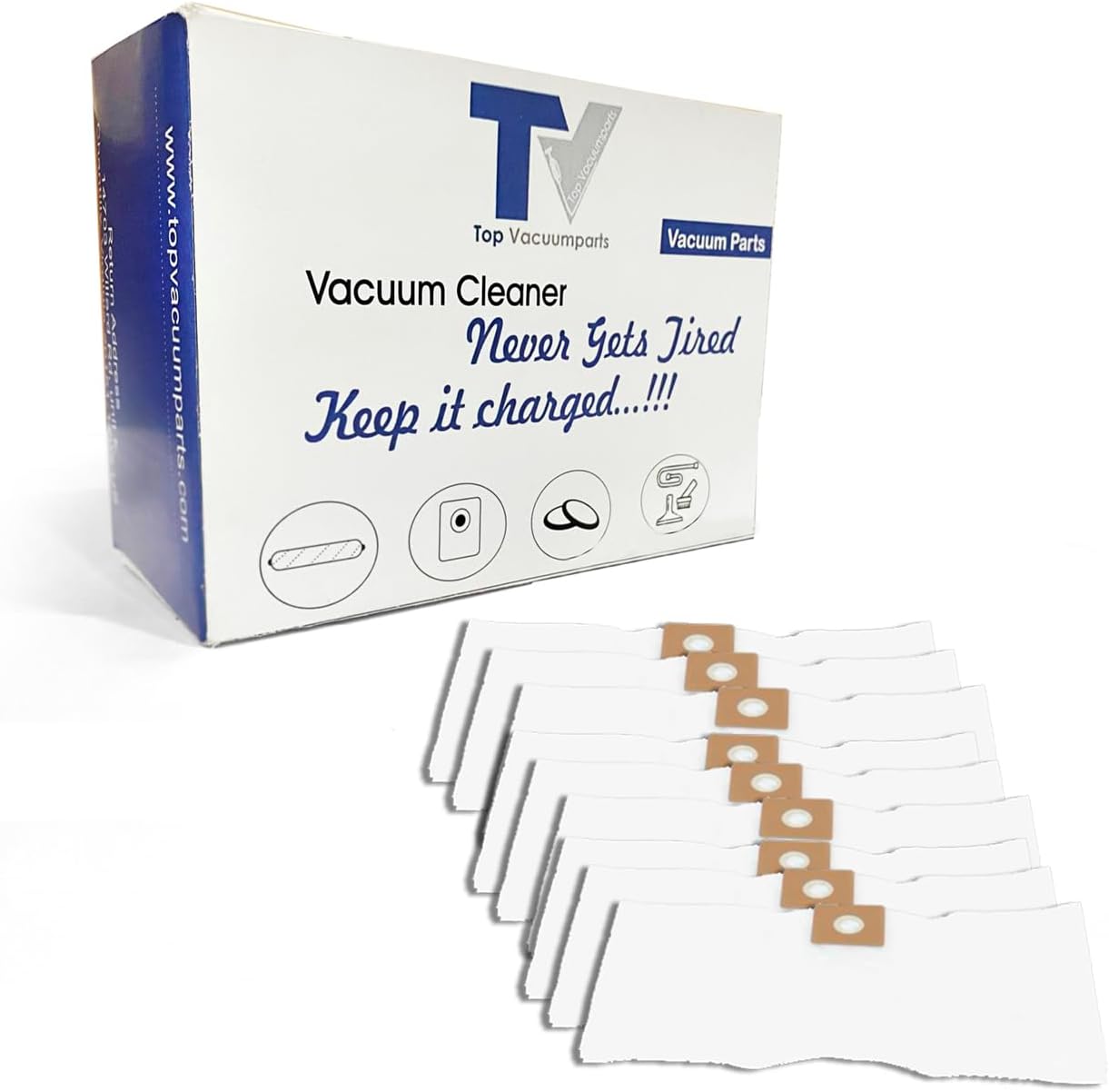 Corporation Paper Bag Replacement Part For Shop-Vac 4 Gallon All Around Type LL (9 Bags) # compare to part 90660-00