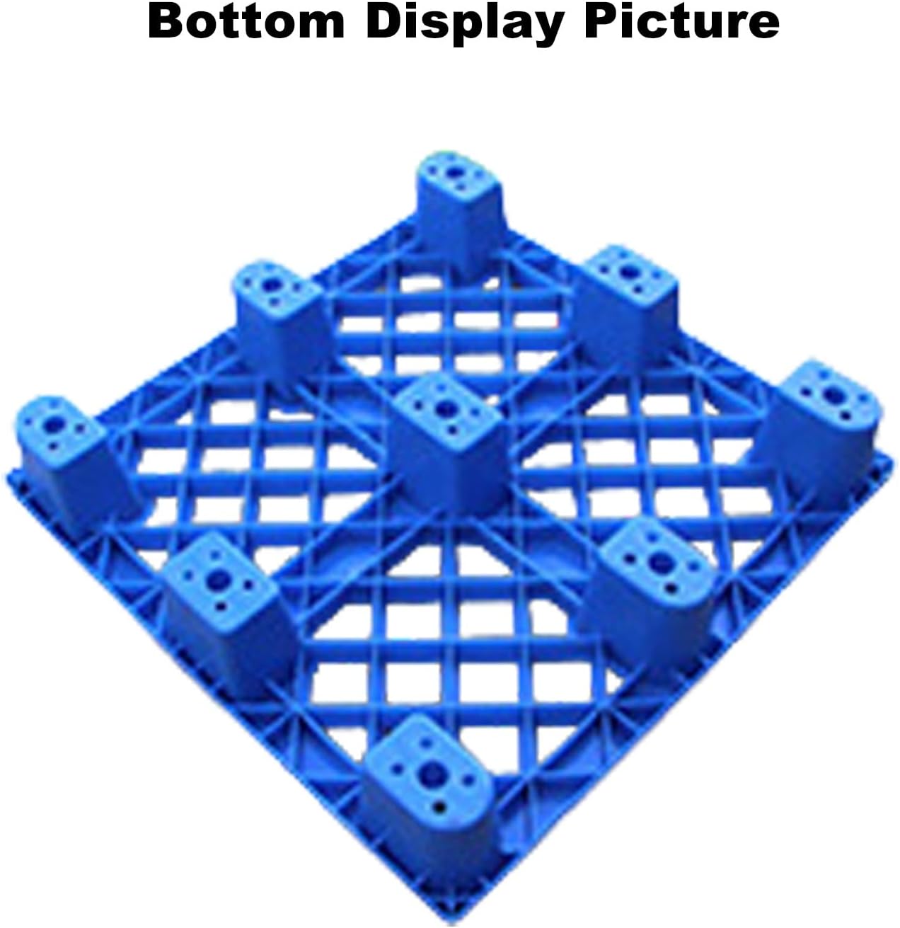 Plastic Pallets, High Density Polyethylene Pallet, 31x31x6in, Suitable for Warehouses, Supermarkets, Storage Rooms, Industrial Environments, Laboratories
