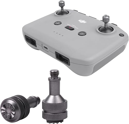 Anbee Controlador de aluminio CNC de repuesto para palanca de mando de pulgar compatible con DJI Neo/Air 3 3S/Mini 3 Pro/Mavic 3 / Air 2 2S / Mini 2